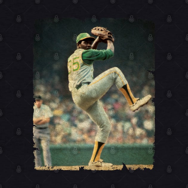 Vida Blue - Three Time World Series Champion Pitcher, 1973 by PESTA PORA